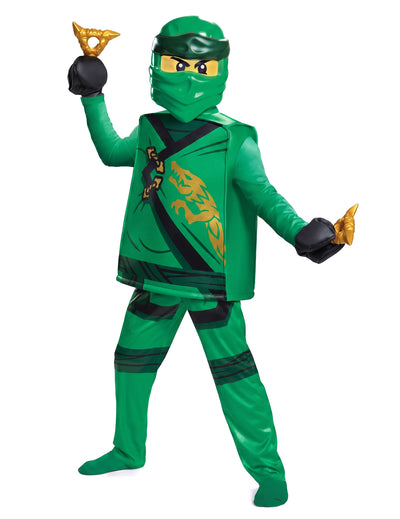 Lloyd-Kostüm Lego Ninjago™ für Kinder gün-schwarz-gold