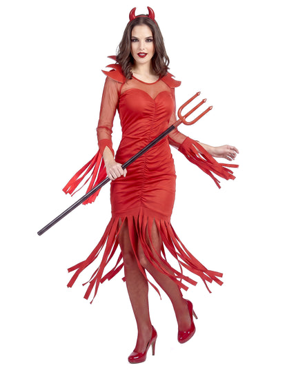 Feuerdämon Kostüm für Damen