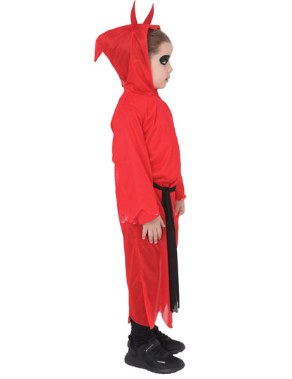 Vue de profil du déguisement de diable pour enfant