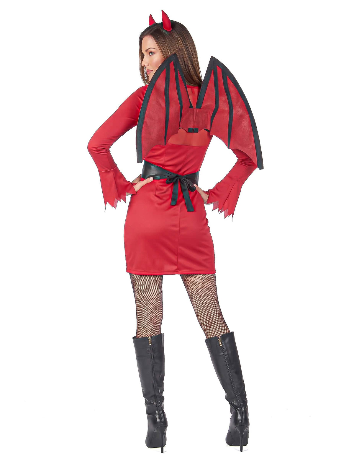 Verführerisches Teufelinnen Halloween Kostüm für Damen