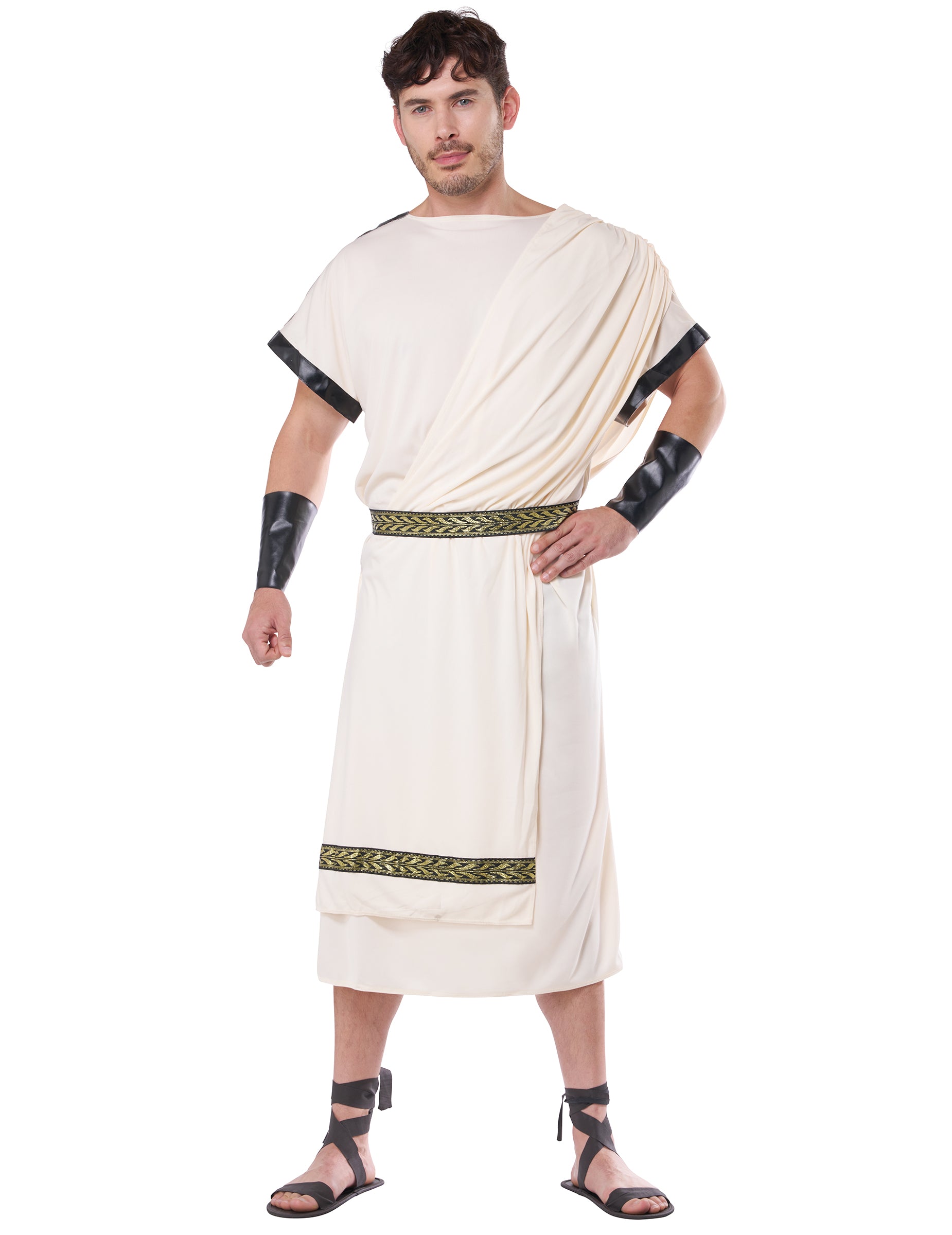 Vue d'ensemble du déguisement de dieu grec pour homme