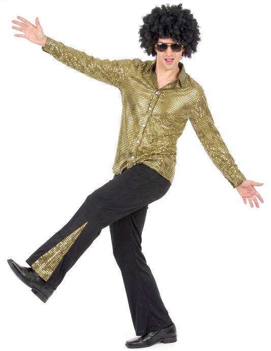 Goldenes Disko Kostüm