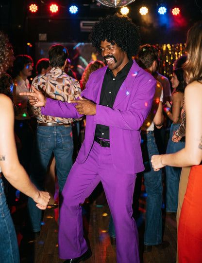 Lila Disco Kostüm
