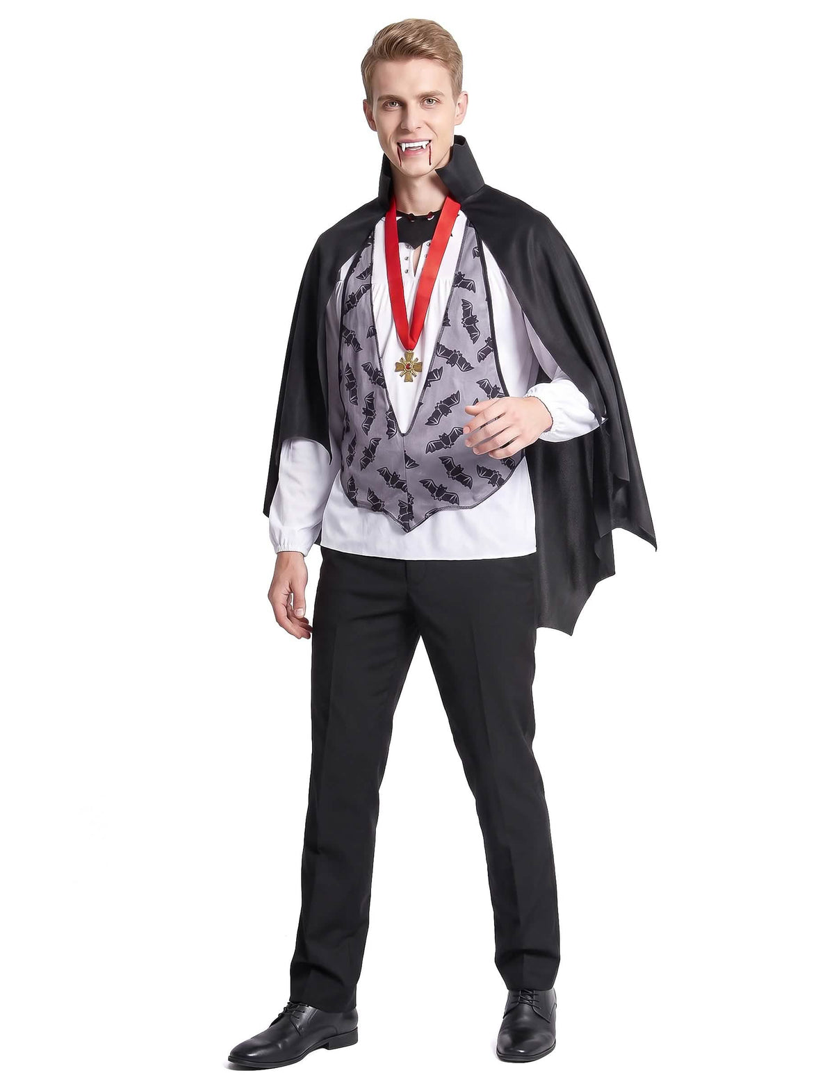 Dracula-Kostüm Halloween für Herren