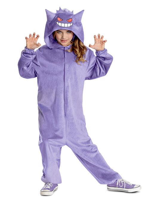 Offizielles Gengar Pokémon™ Kostüm für Kinder