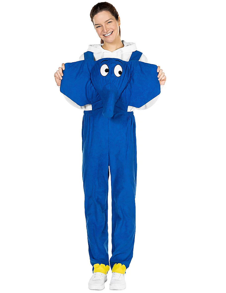 Sendung mit der Maus™ Elefant Damen Kostüm blau