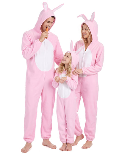 Familien Hasenkostüm Gruppenkostüm rosa