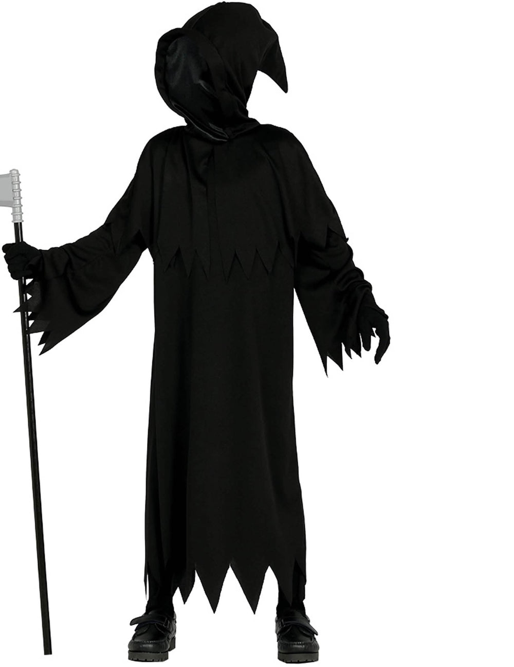 Déguisement de faucheuse de l'obscurité pour enfant noir