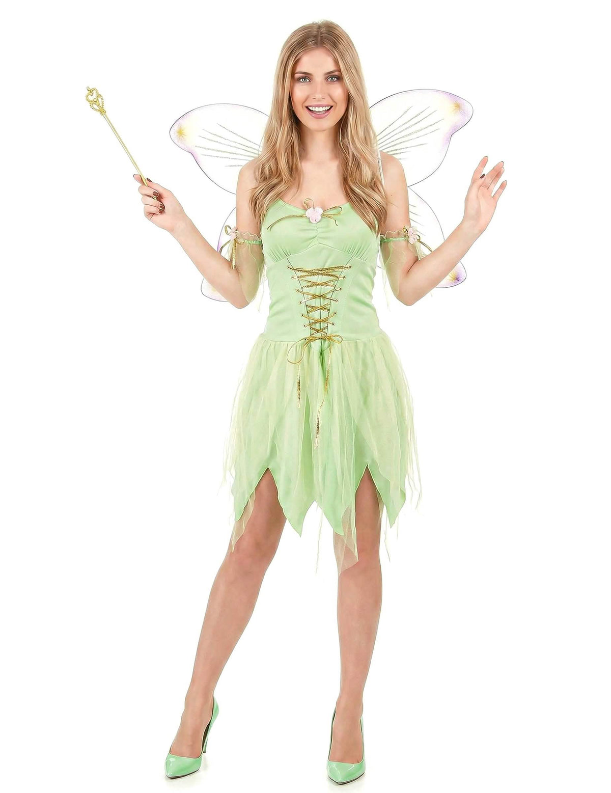 Sexy Kostüm Grüne Fee für Damen