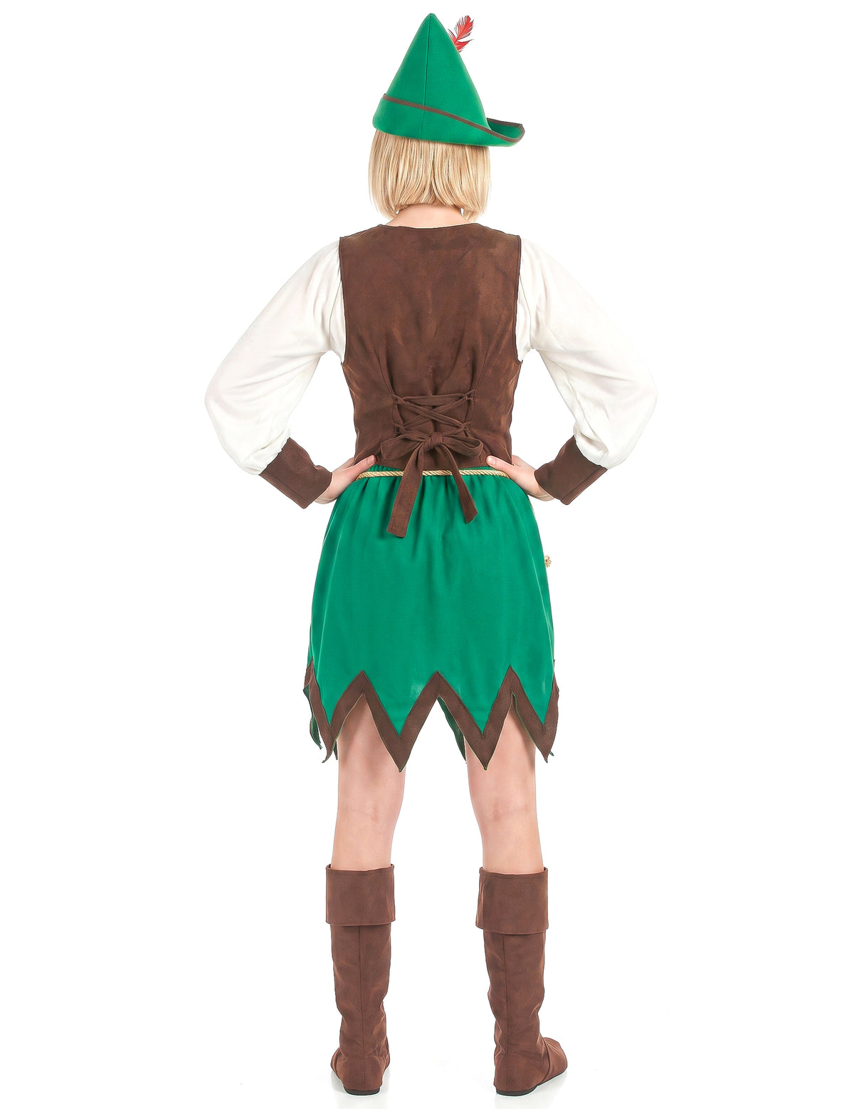 Waldfrauen-Kostüm für Damen grün-braun