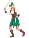 Waldfrauen-Kostüm für Damen grün-braun