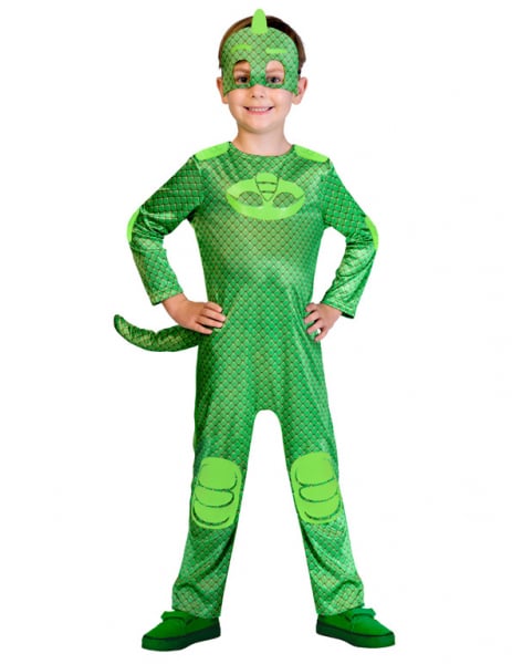 Déguisement Gluglu Pyjamasques pour enfant vert avec masque