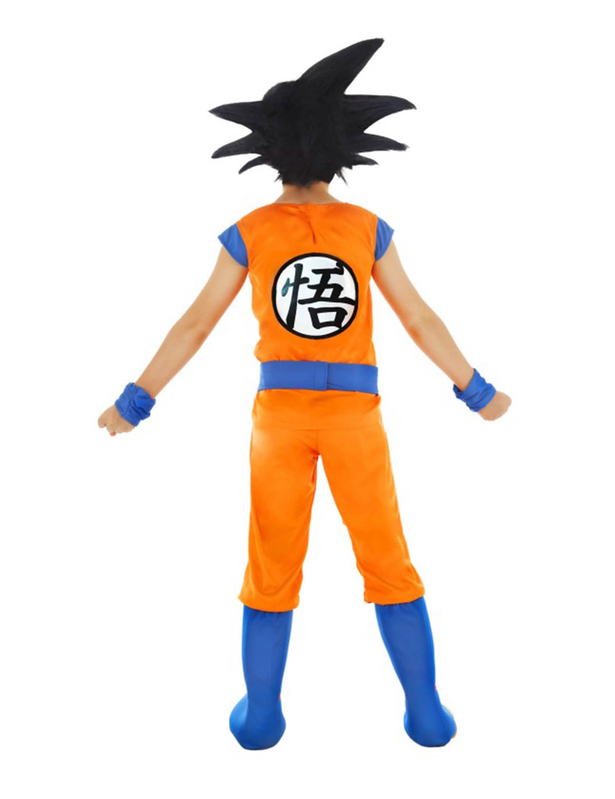Rückansicht des Goku-Saiyajin-Kostüms Dragon Ball Z