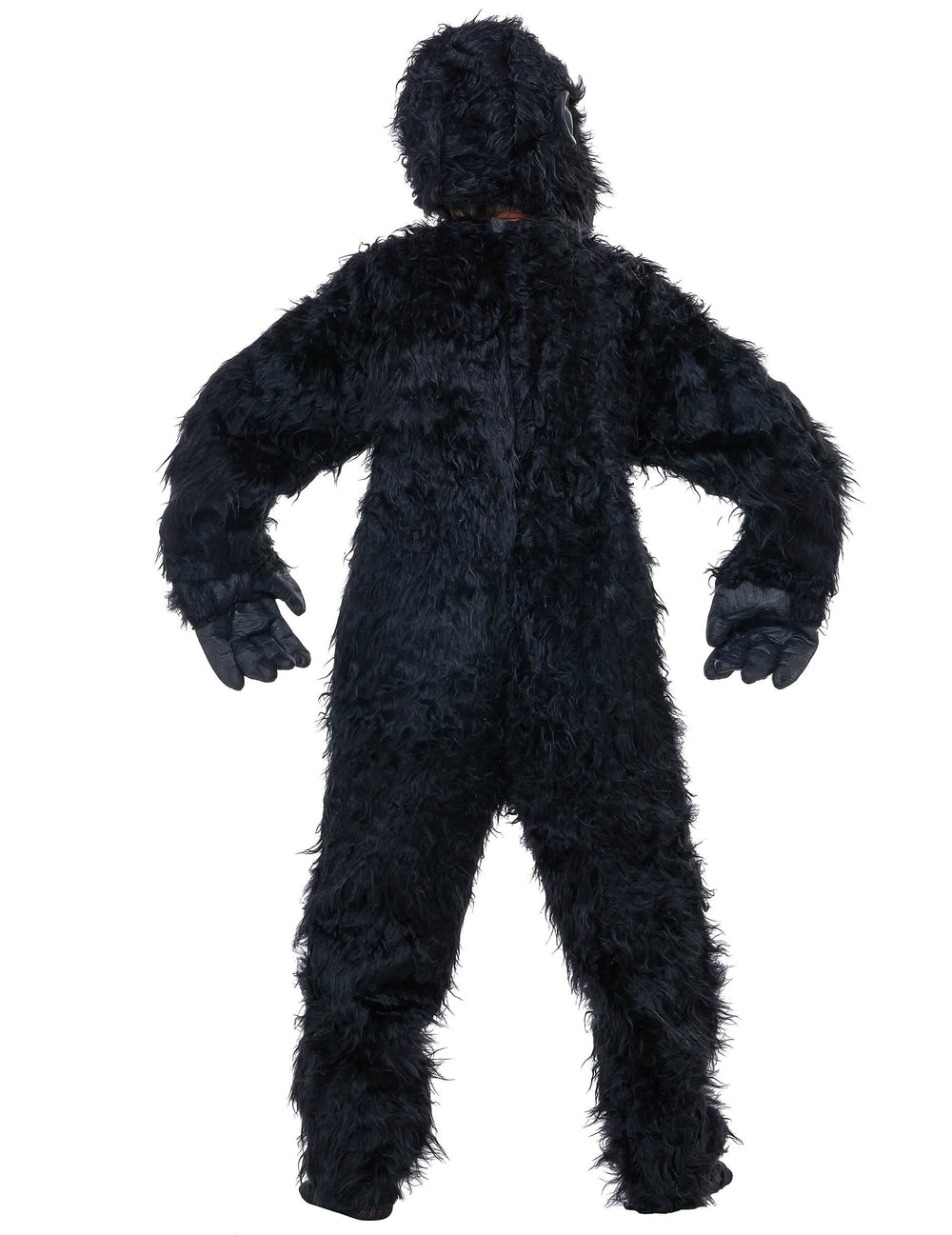 Rückansicht des Gorillakostüms