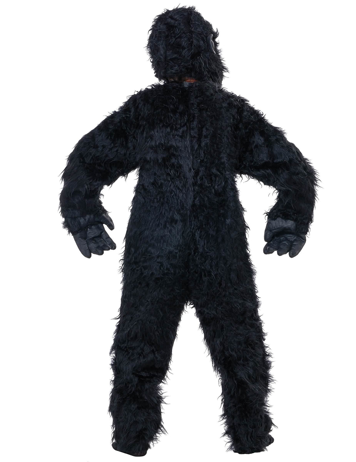 Rückansicht des Gorillakostüms