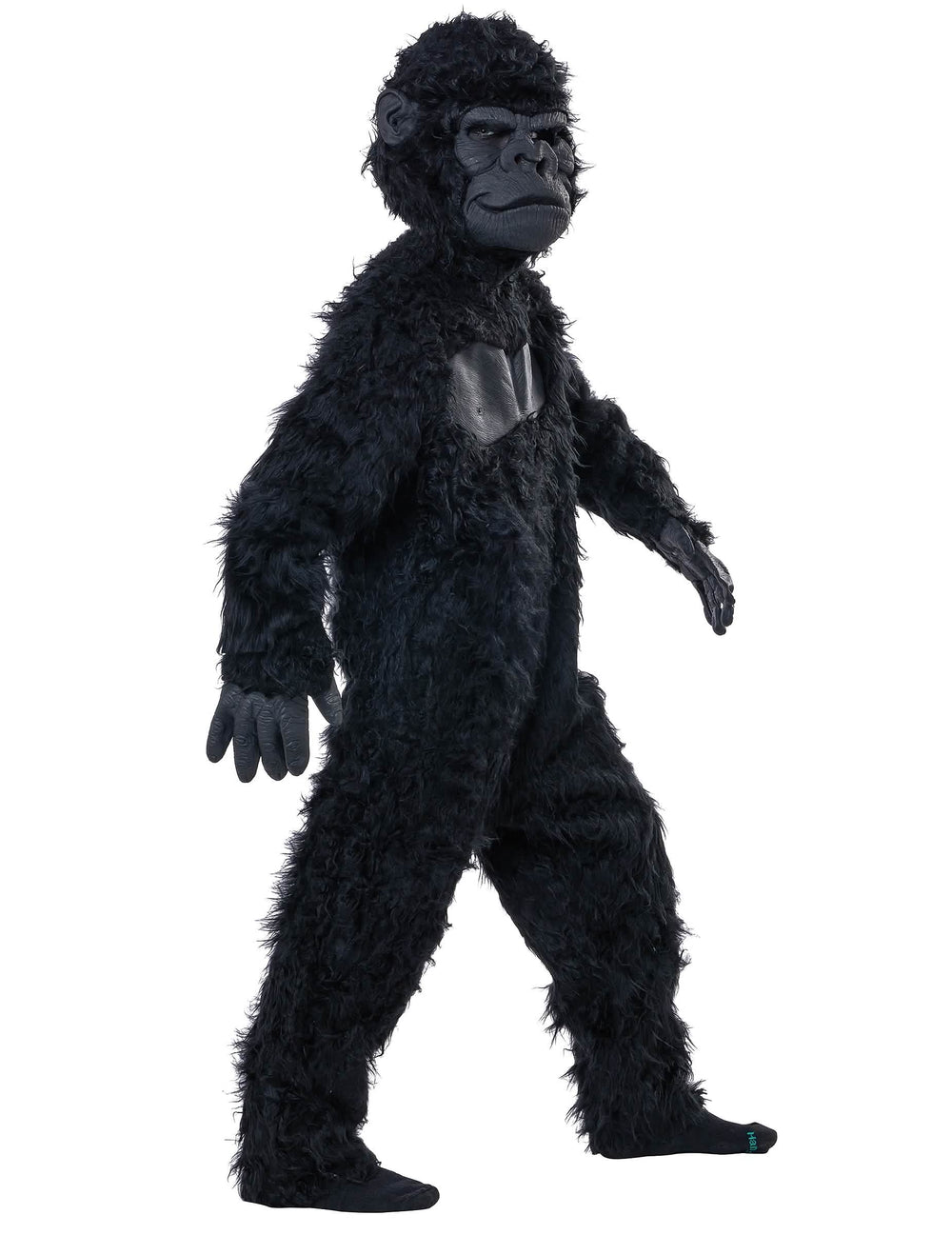 Dreiviertelansicht des Gorilla-Kostüms