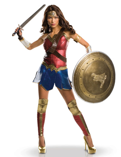 Wonder Woman™-Damenkostüm Superheldin-Kostüm bunt