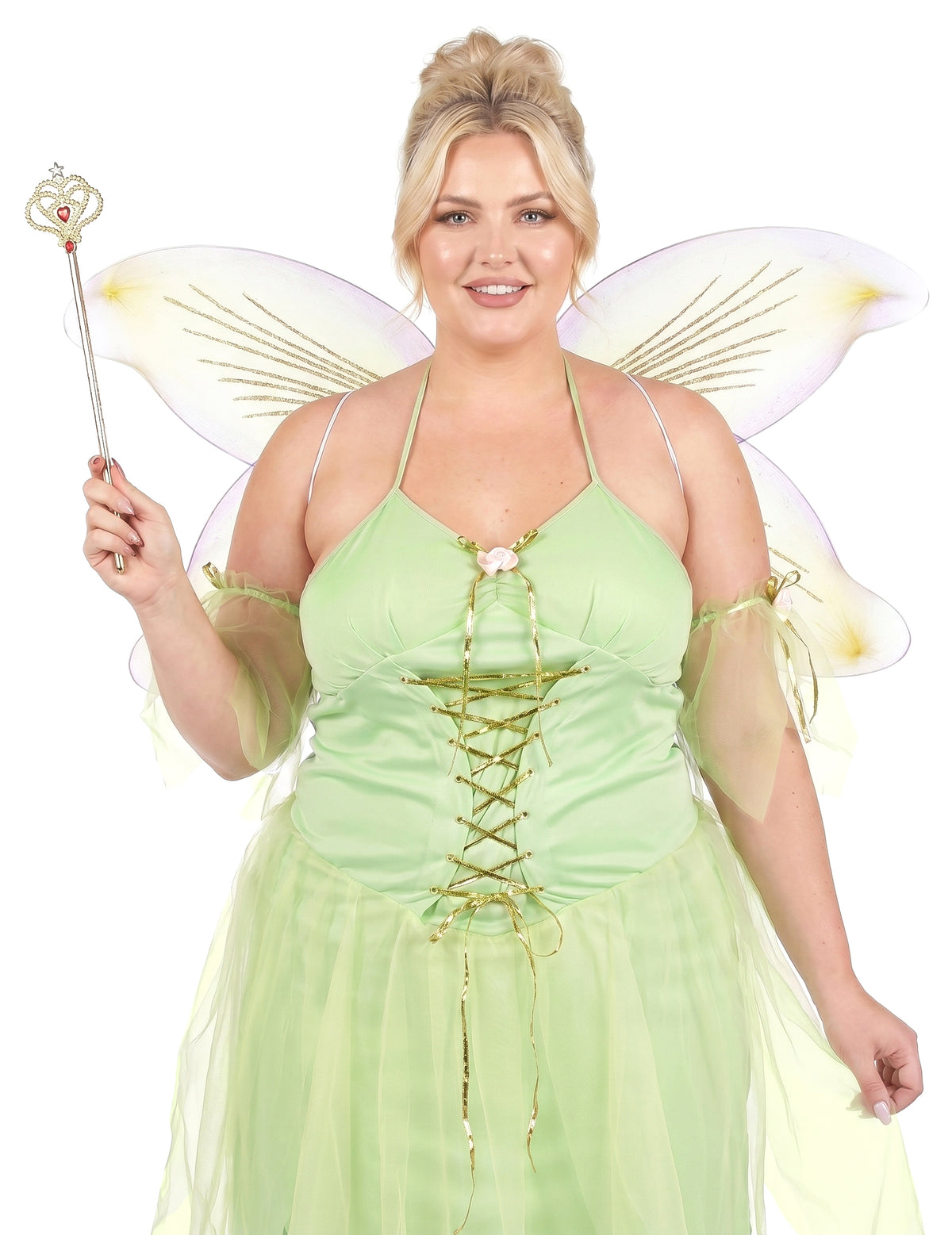 Sexy Grünes Feen Kostüm in Plus Size