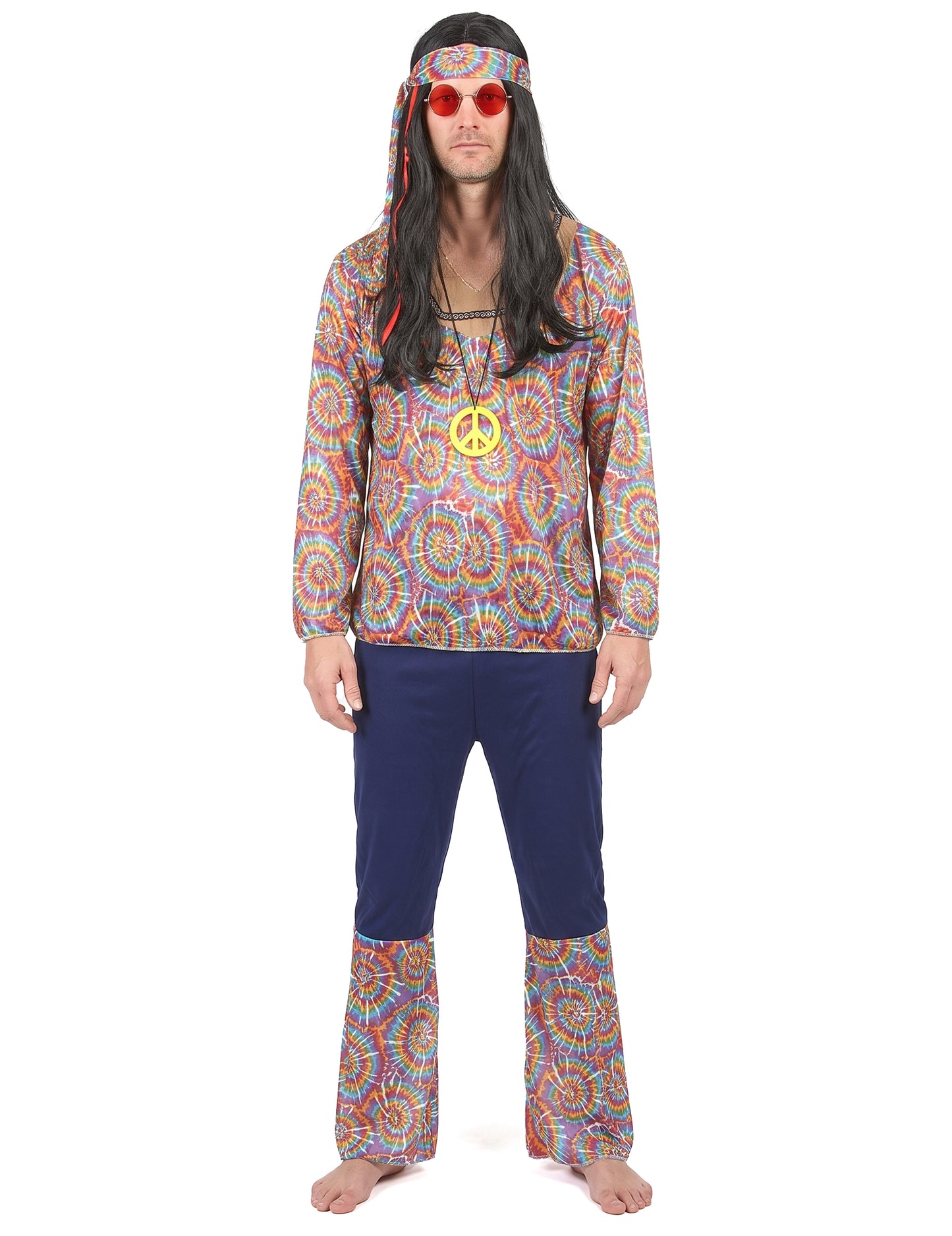 Retro Hippie Kostüm für Herren