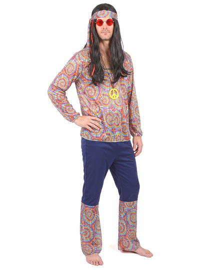 Retro Hippie Kostüm für Herren