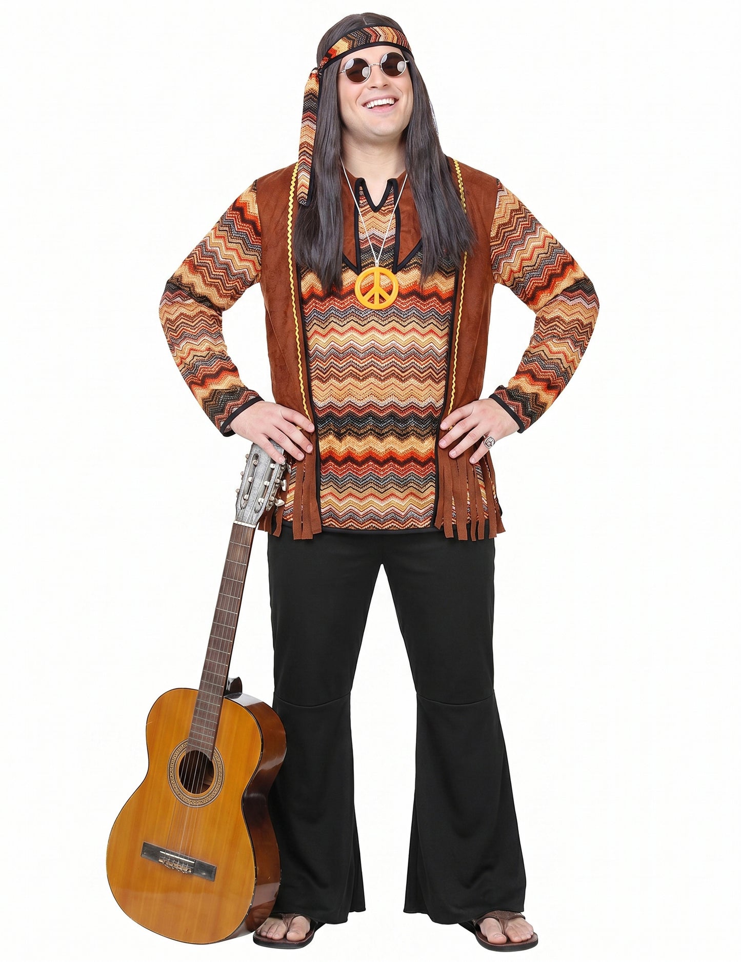 Déguisement hippie nature homme