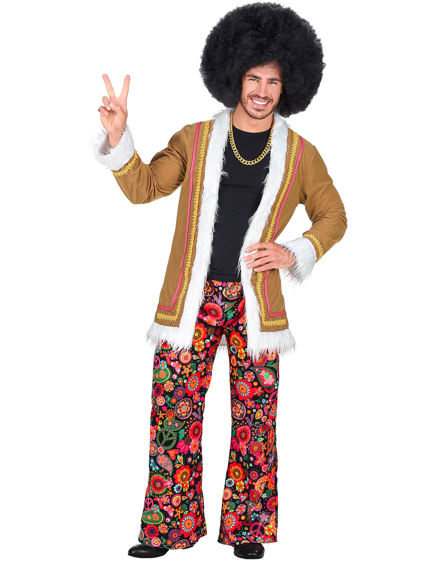Déguisement hippie woodstock homme