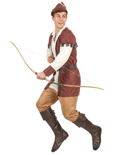 Mittelalterliches Waldmann-Kostüm für Herren