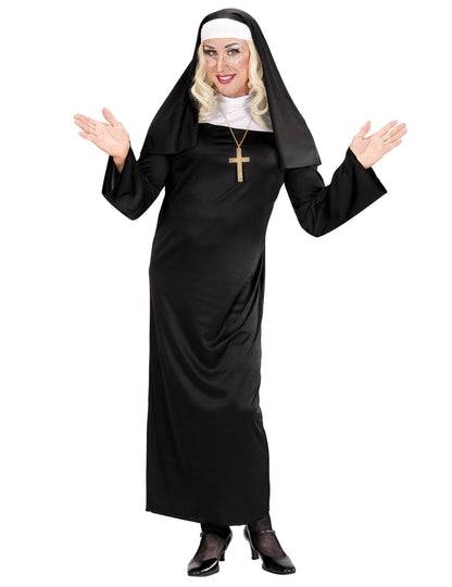 Vue de face du déguisement humoristique religieuse