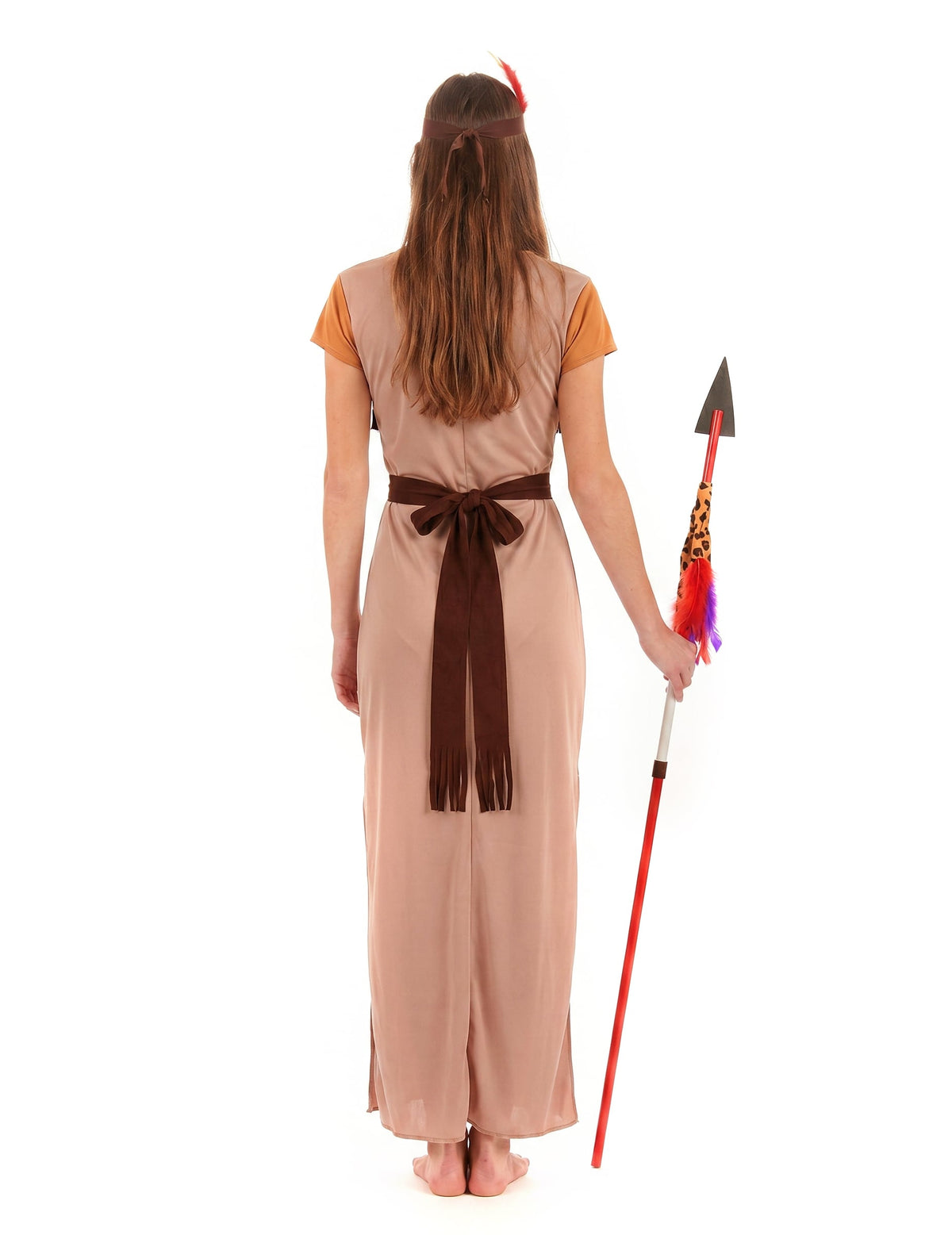 Langes Indianerinnen-Kostüm für Damen bunt