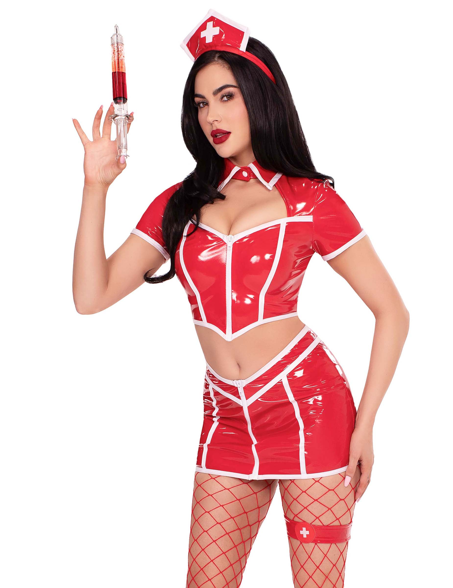 Accessoire seringue du déguisement d'infirmière sexy