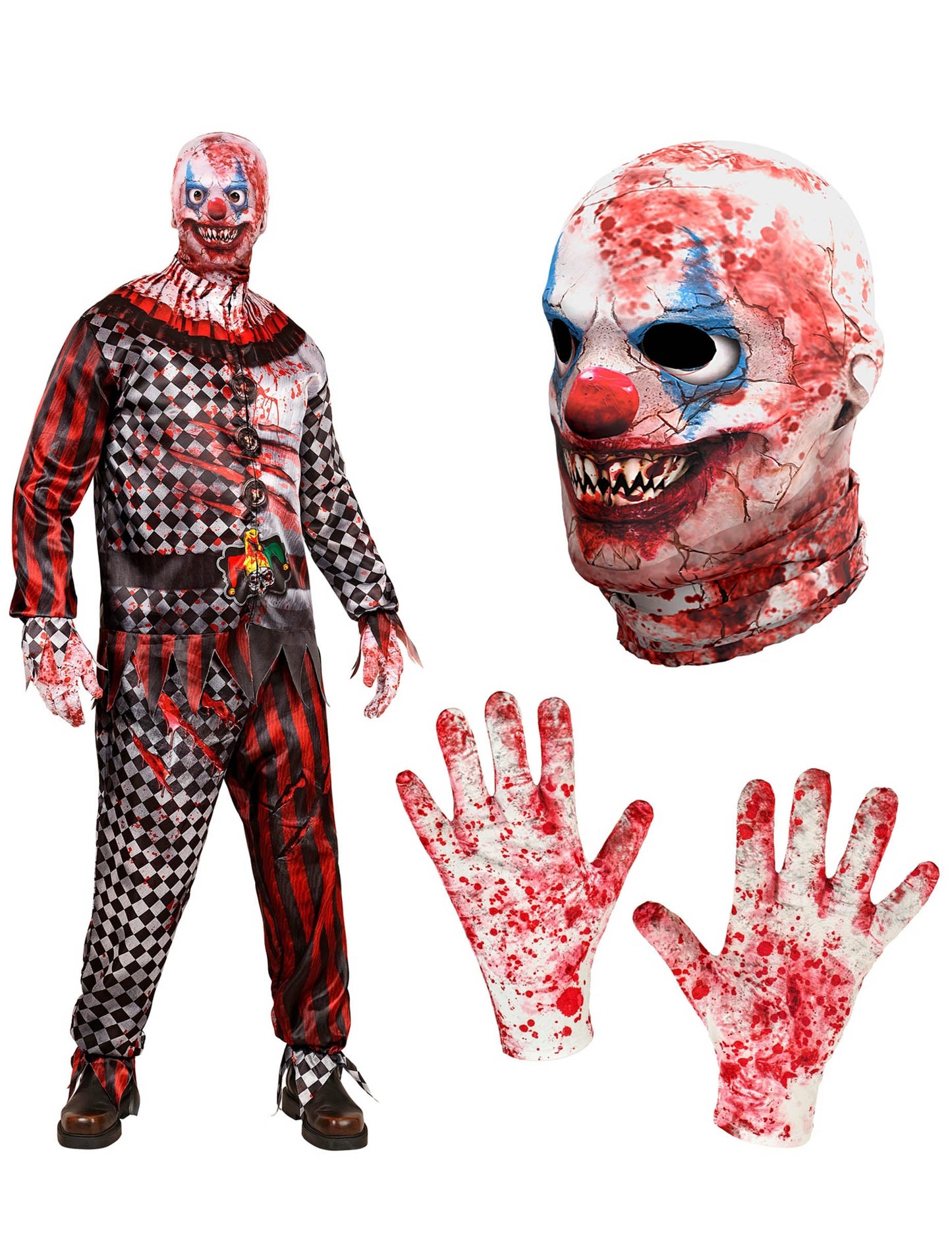 Killerclown-Kostüm für Erwachsene