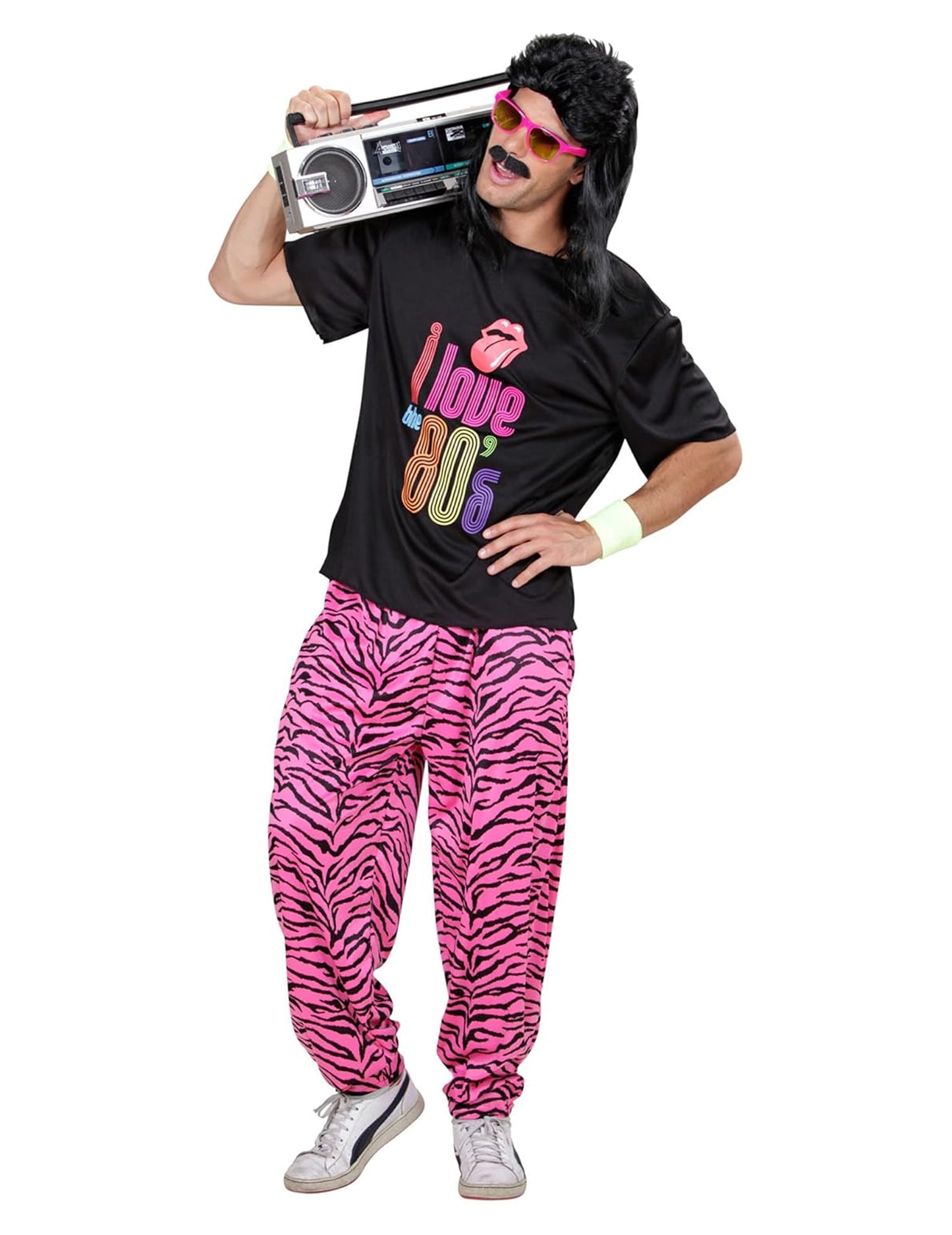 Kostüm Jogginganzug I love 80s Herren 80er