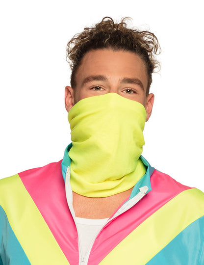 Neonblauer Retro-Jogginganzug Kostüm für Herren