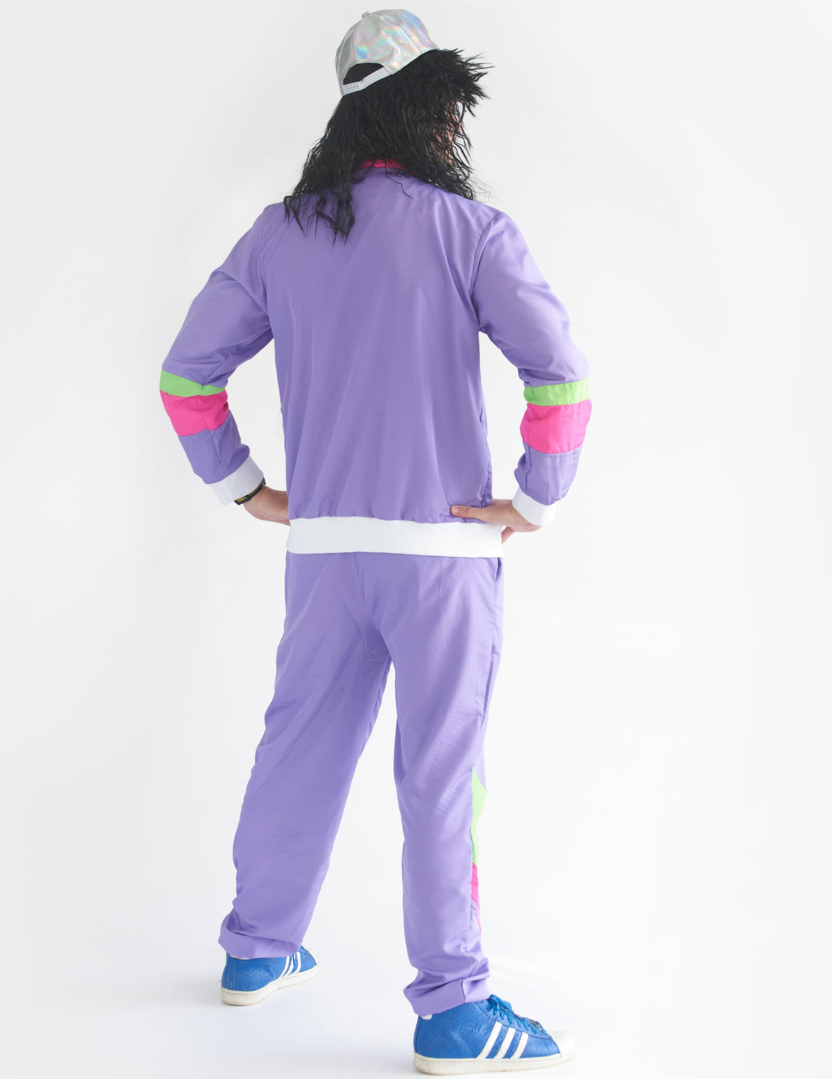 80er-Jogginganzug für Herren Bad-Taste-Kostüm bunt