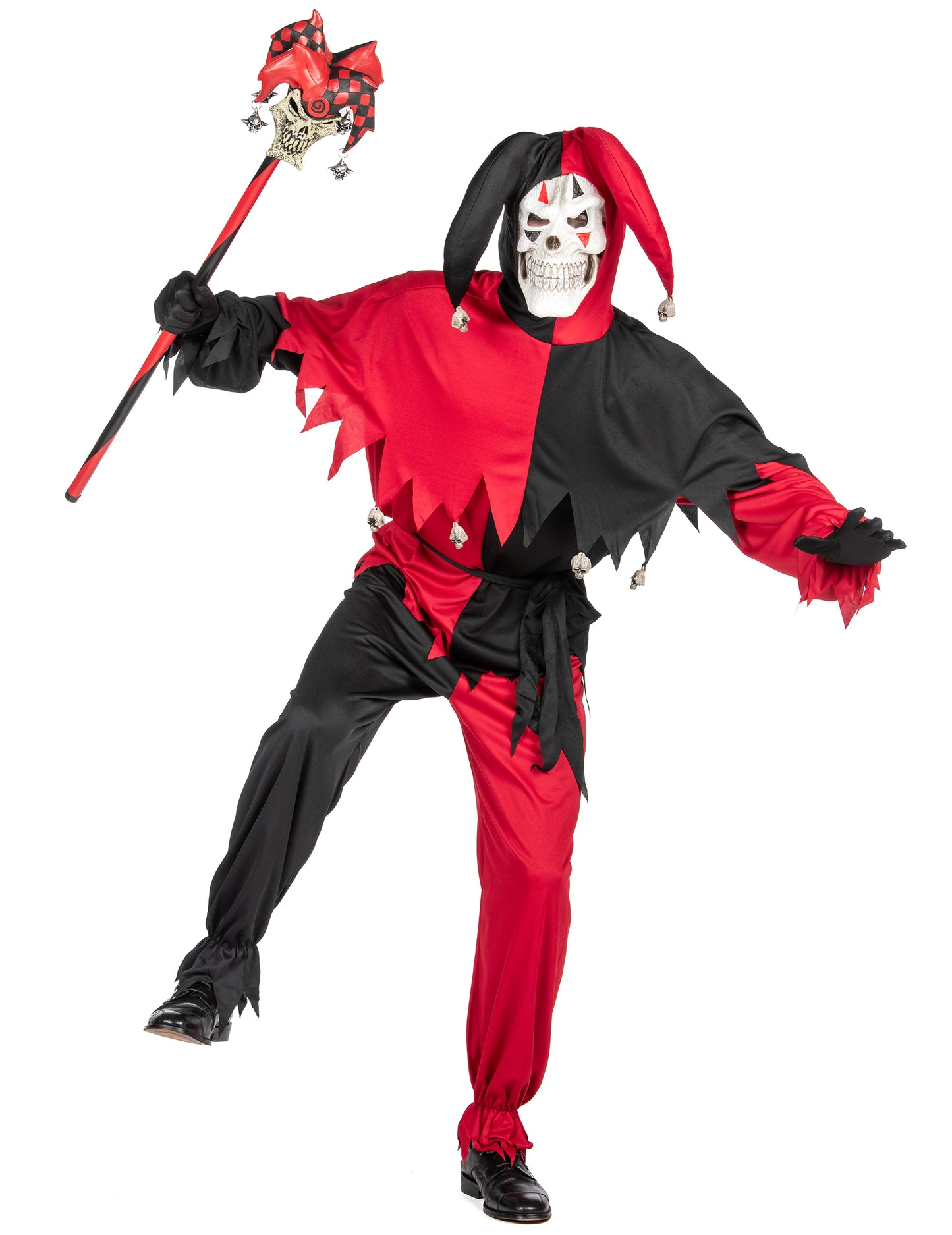 Kostüm verrückter Joker für Männer