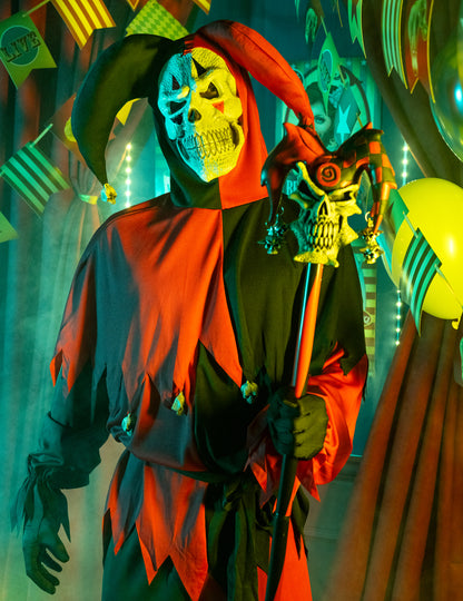 Kostüm verrückter Joker für Männer