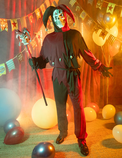 Kostüm verrückter Joker für Männer