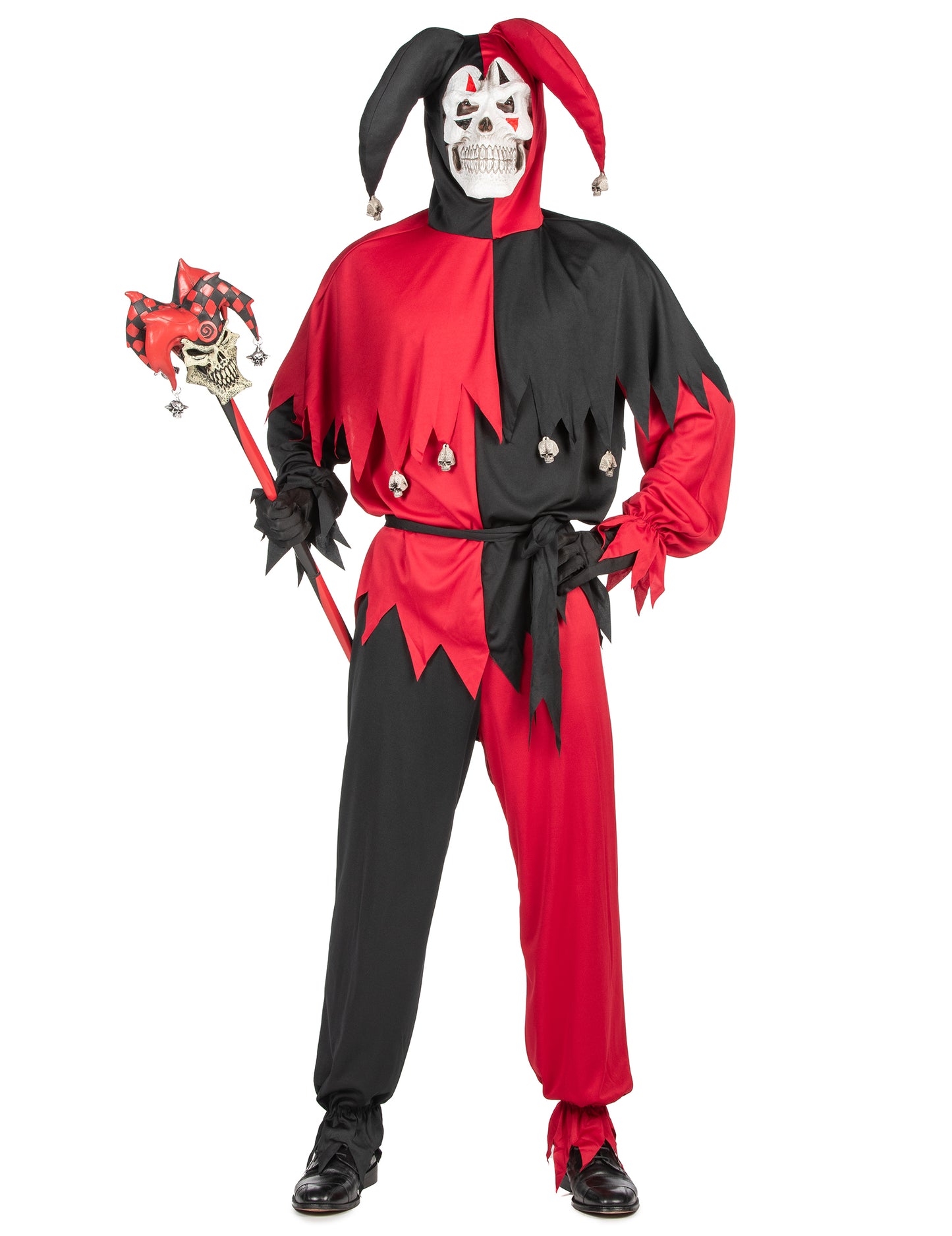 Kostüm verrückter Joker für Männer