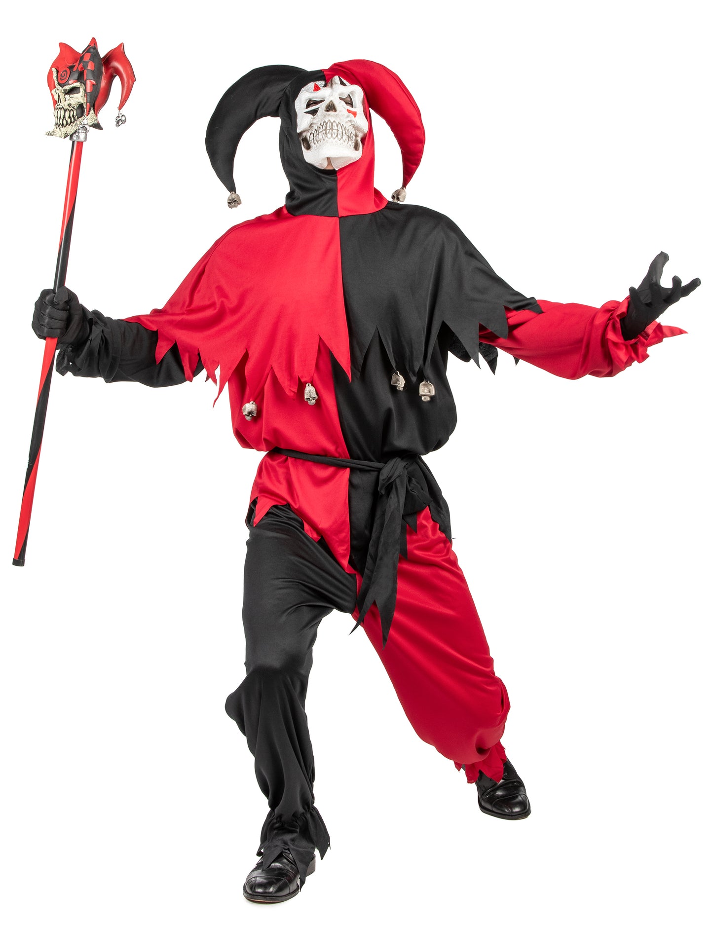 Kostüm verrückter Joker für Männer