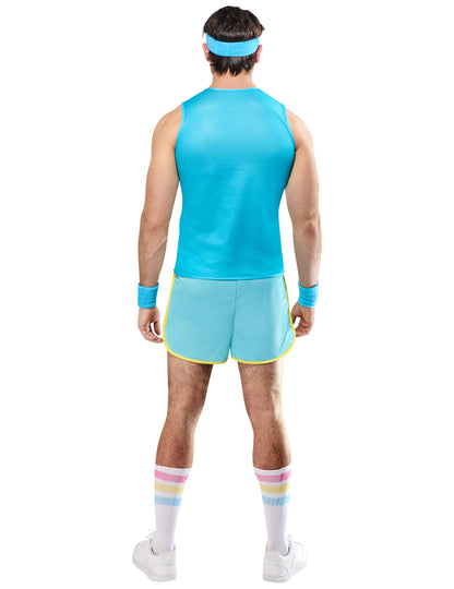 Ken™ Aerobic-Kostüm Herren blau