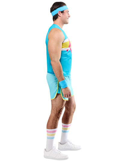 Ken™ Aerobic-Kostüm Herren blau