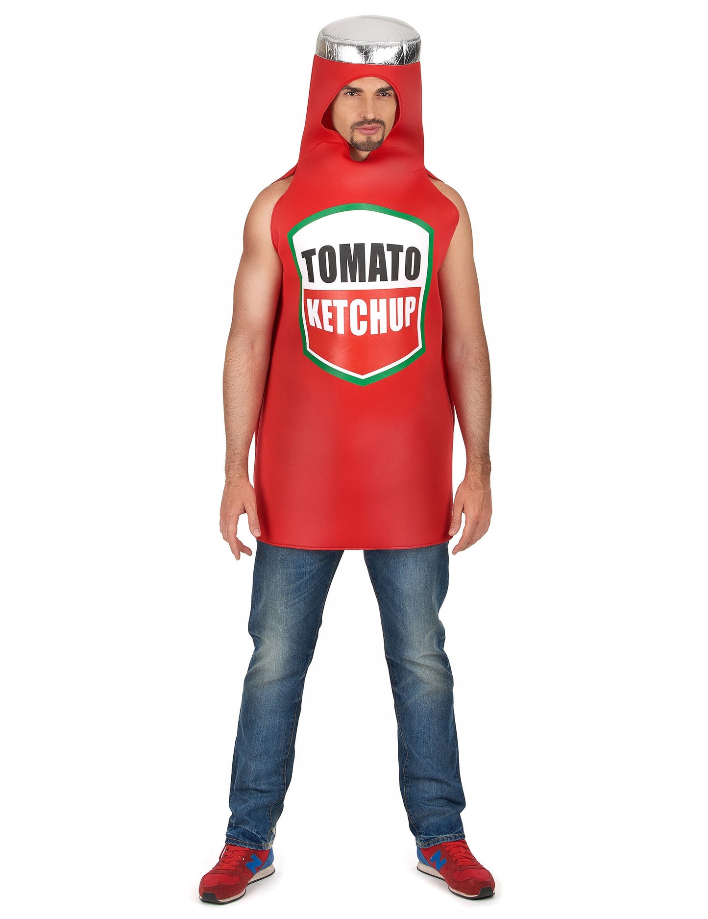 Erwachsenen-Kostüm für ein Paar: Pommes und Ketchup