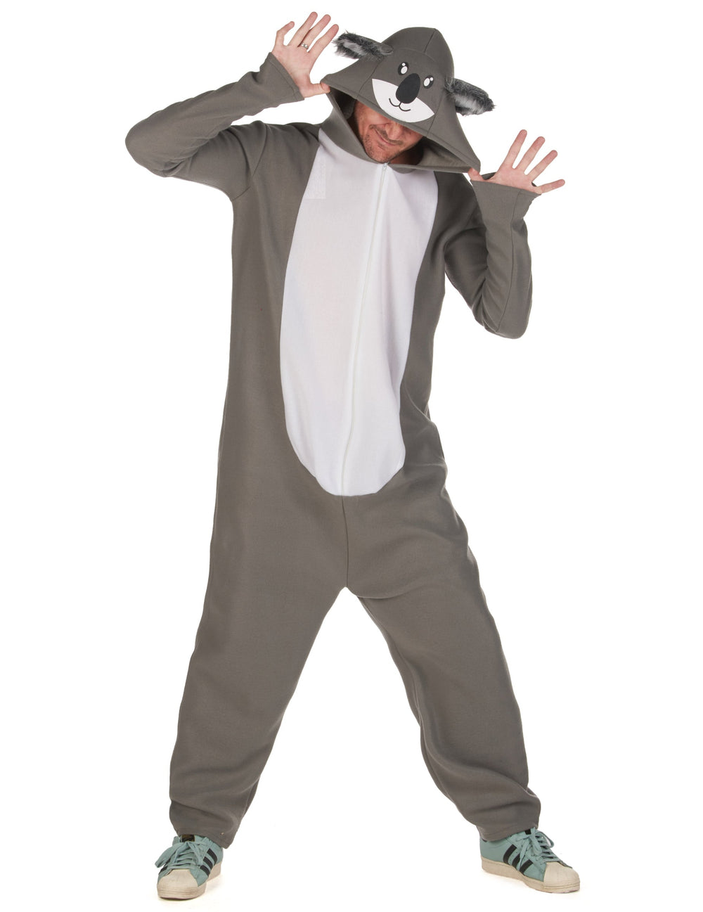 Vue de face du déguisement koala