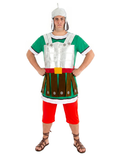 Römischer Krieger Asterix und Obelix™ Gallier rot-grün-weiss