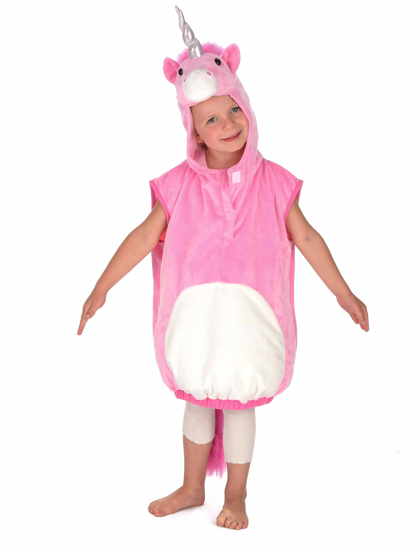 Vue de face du déguisement de licorne