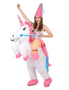 Kostüm aufblasbares Einhorn für Erwachsene