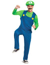 Déguisement Luigi™ classique pour adulte vert et bleu avec casquette et moustache
