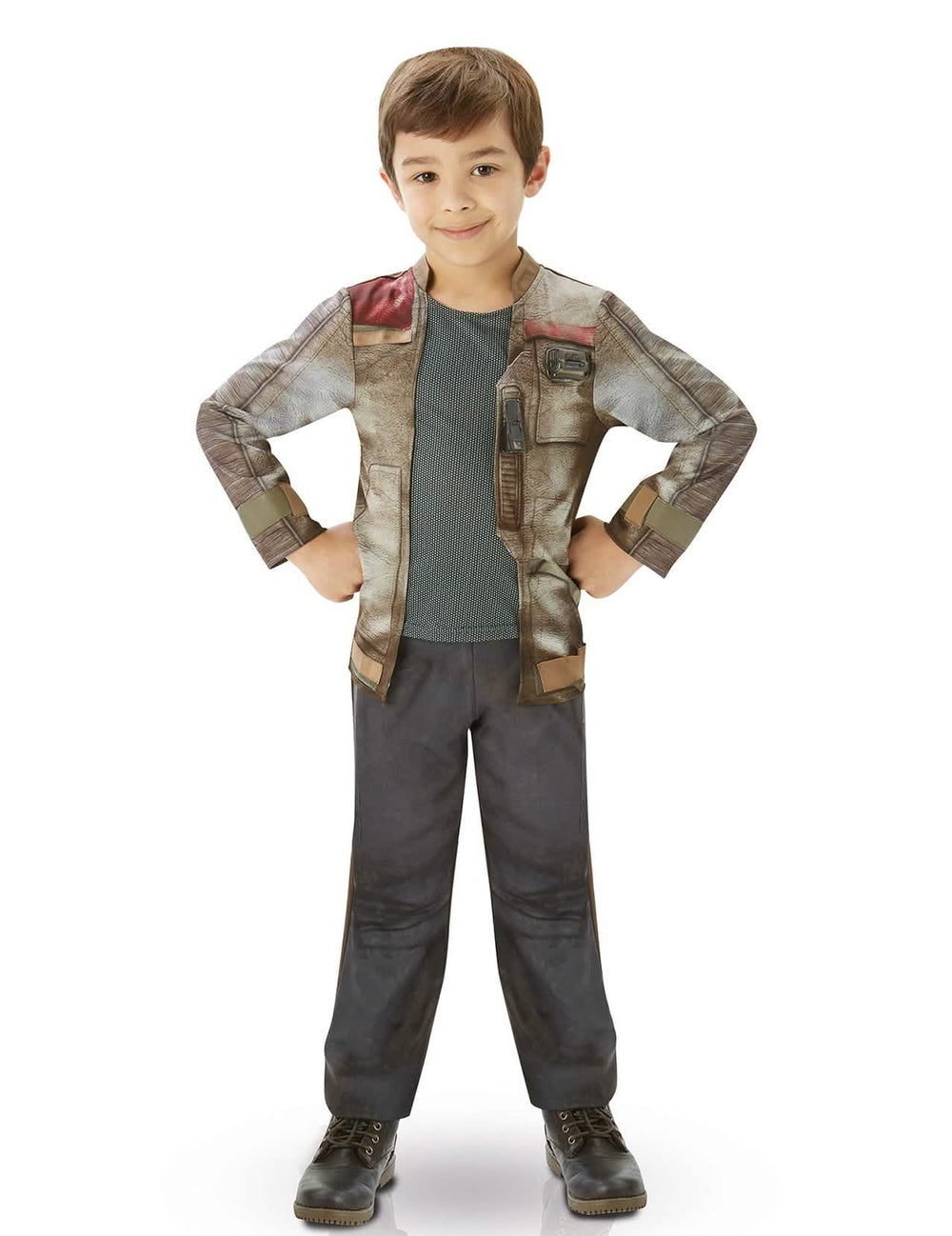 Déguisement luxe Finn Star Wars VII™ pour enfant marron et gris