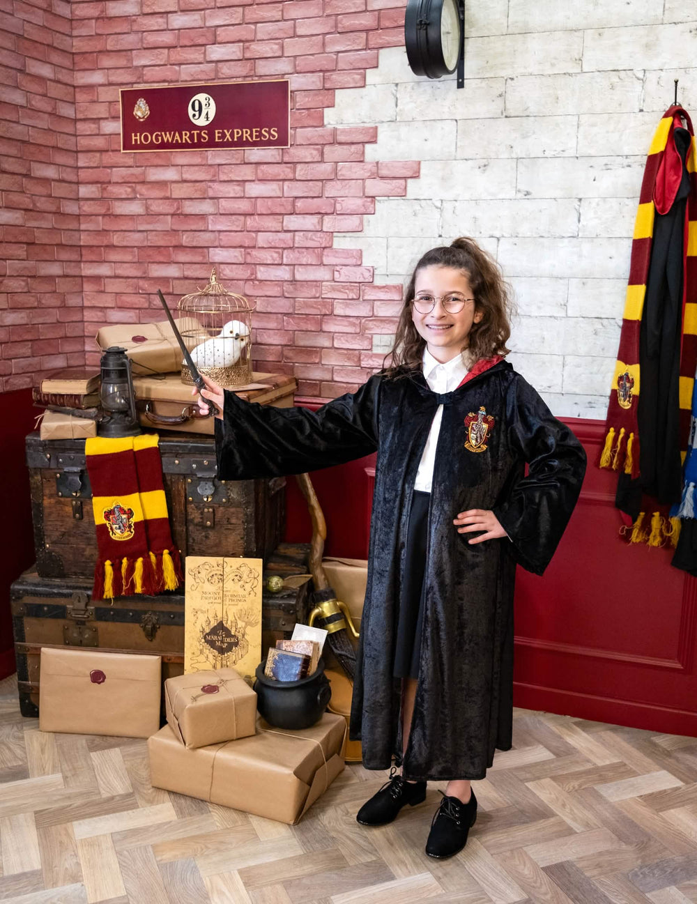 Mise en situation des Kinder Luxus-Robe Harry Potter für Kinder