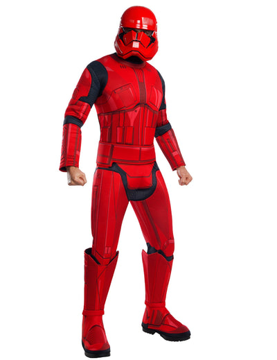 Luxus-Sith-Trooper-Kostüm für Erwachsene in Rot mit Vollmaske